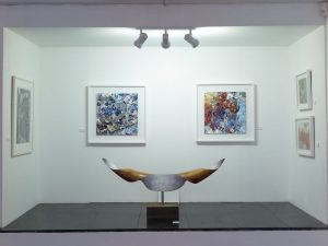 Two works exhibited at the Associates Summer Exhibition 2018 at the Penwith Gallery in St Ives
