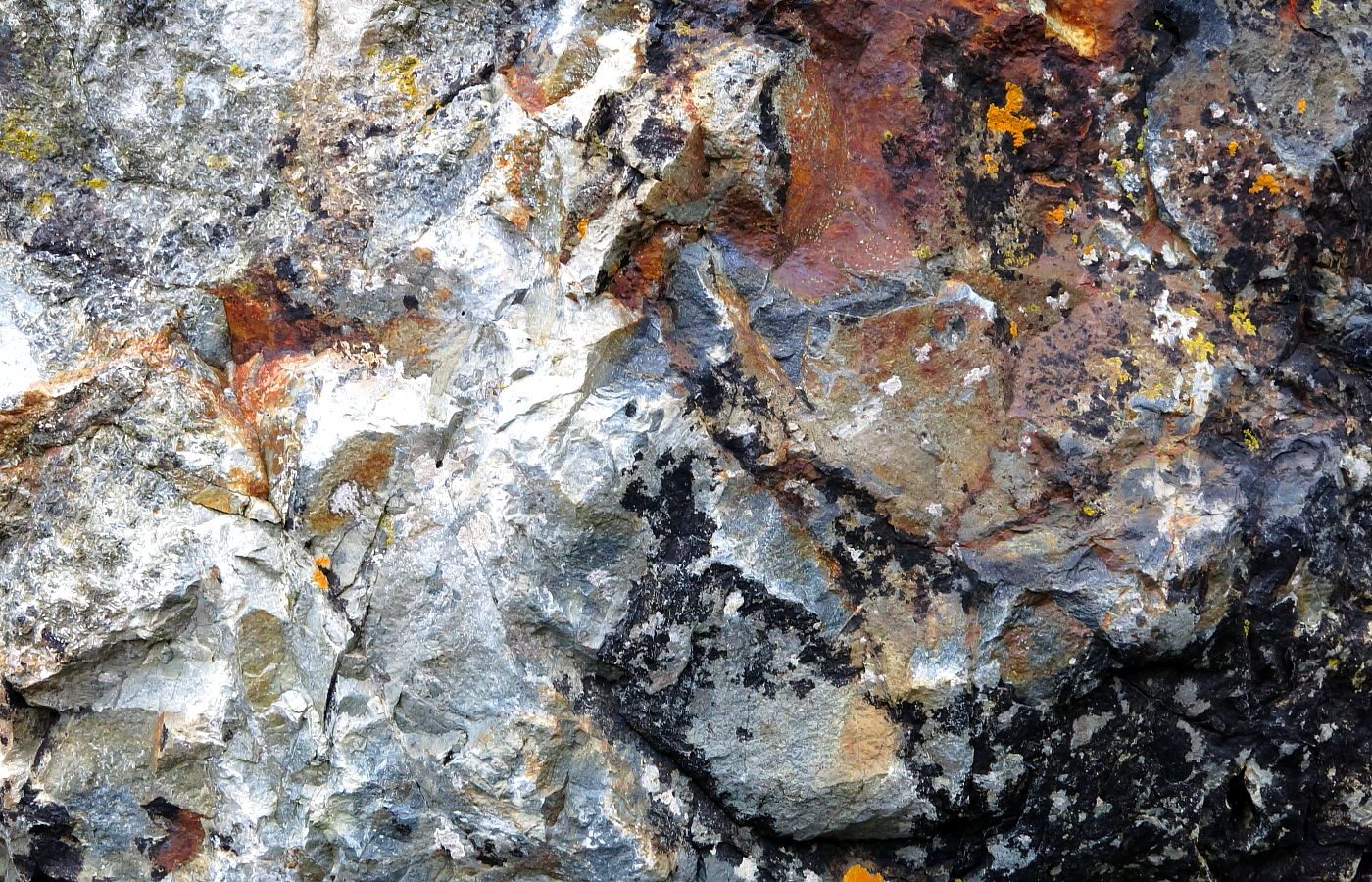rock abstract near St Ives