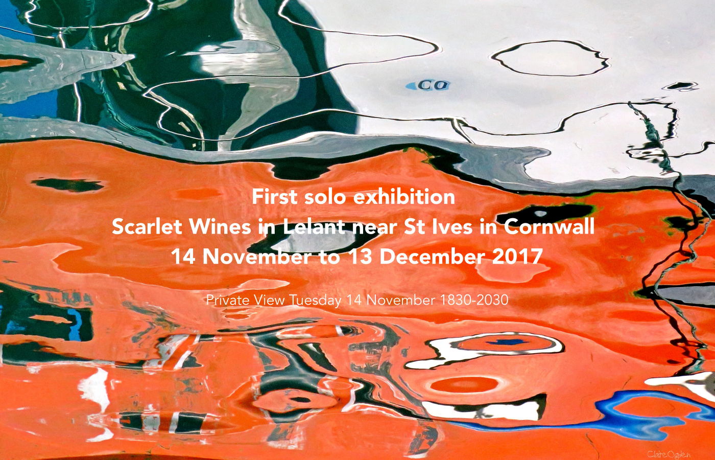 solo exhibition at Scarlet Wines in 2017