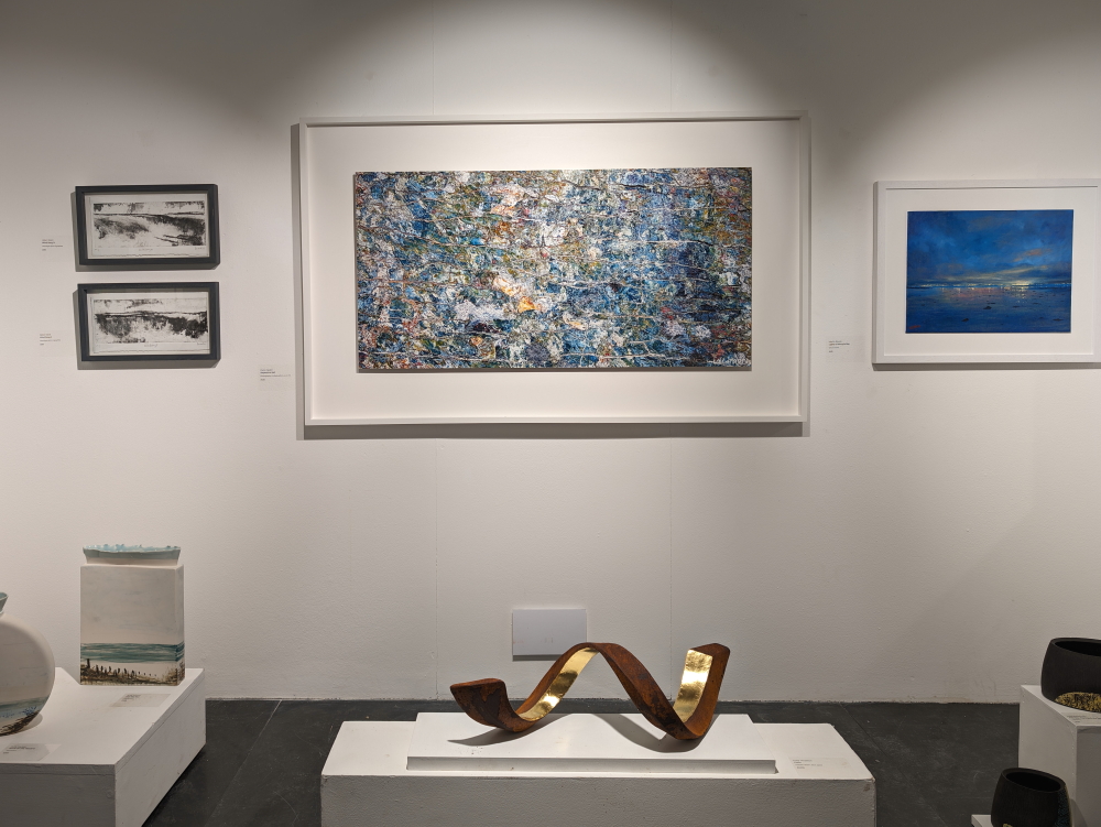 Serpentine Wall on display in Penwith Gallery Exhibition in St Ives, Cornwall